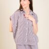 CAMICIA SMANICATA A RIGHE - Moro, TU