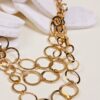 COLLANA LUNGA CON CERCHI ORO - Oro, TU