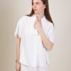 CAMICIA LEGGERA IN MISTO LINO - Cream, TU