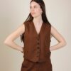 GILET SARTORIALE IN LINO - Moro, TU