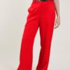 PANTALONE PALAZZO IN LINO CON CINTURA - India, S