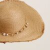 CAPPELLO IN PAGLIA CON CIONDOLI MARINI - Cammello, TU