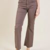 PANTALONI CROP CON ORLO A TAGLIO VIVO - Moro, S