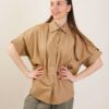CAMICIA OVER IN POPELINE - Sabbia, TU