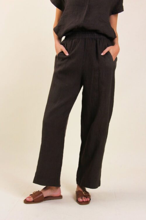 Alternative view of PANTALONI IN LINO