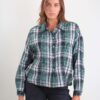 CAMICIA A QUADRI - Green, TU