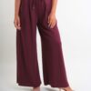 PANTALONI AMPI CON COULISSE REGOLABILE - Bordeaux, L