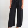 PANTALONI AMPI CON COULISSE REGOLABILE - Nero, L