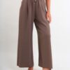 PANTALONI AMPI CON COULISSE REGOLABILE - Tortora, S