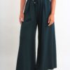 PANTALONI AMPI CON COULISSE REGOLABILE - Verde, XL
