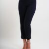 PANTALONI ADERENTI A VITA ALTA - Blu, M