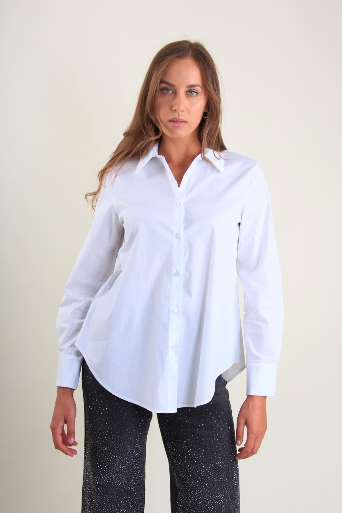 CAMICIA IN COTONE CON COLLETTO CLASSICO
