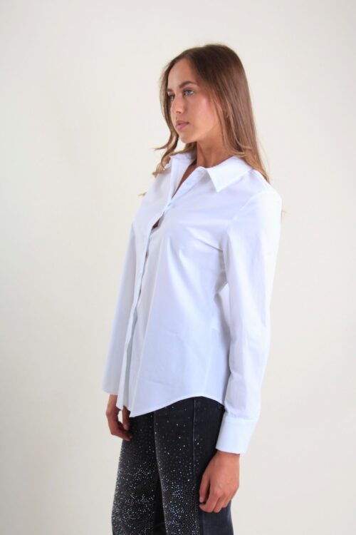 Alternative view of CAMICIA IN COTONE CON COLLETTO CLASSICO