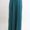 PANTALONI A PALAZZO IN VISCOSA FLUIDA - Verde, L