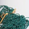 COLLANA MULTIGIRO CON PERLINE - Verde, TU