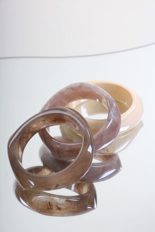 Alternative view of BRACCIALE RIGIDO IN RESINA EFFETTO MARMORIZZATO