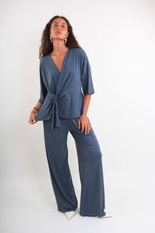 PANTALONI A PALAZZO IN MORBIDA VISCOSA