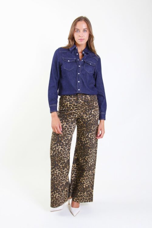 PANTALONI STAMPA MACULATA