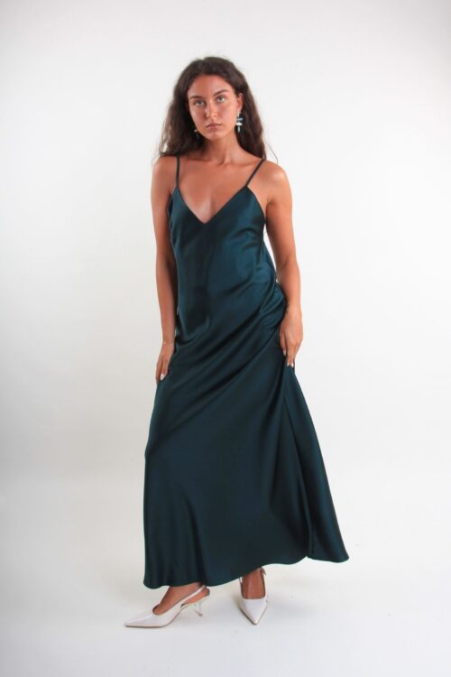 Alternative view of ABITO LUNGO CON SPALLINE SOTTILI