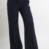 PANTALONI A PALAZZO IN TESSUTO FLUIDO - Blu, XL