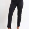 PANTALONI A SIGARETTA CON CINTURA - Nero, L