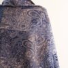 STOLA CON MOTIVO PAISLEY - Blu, TU