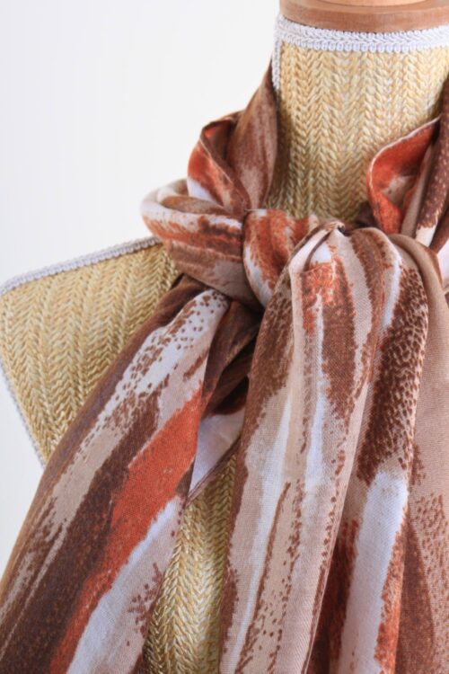 Alternative view of SCIARPA FANTASIA PENNELLATE