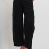 PANTALONI A GAMBA AMPIA - Nero, M