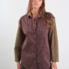 CAMICIA A RIGHE CON MANICHE A CONTRASTO - Moro, TU