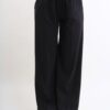PANTALONI DI FELPA A GAMBA AMPIA - Nero, TU