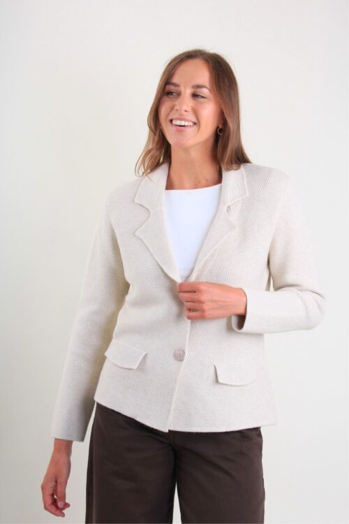 BLAZER IN MAGLIA MORBIDA
