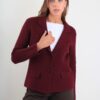 BLAZER IN MAGLIA MORBIDA - Bordeaux, TU