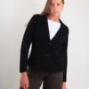 BLAZER IN MAGLIA MORBIDA - Black, TU
