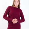 MAGLIA GIROCOLLO CON CUCITURA CENTRALE - Bordeaux, TU