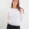 MAGLIA GIROCOLLO CON CUCITURA CENTRALE - Gesso, TU