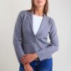 BLAZER IN MAGLIA CON CHIUSURA MONOPETTO - Grigio, TU