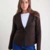 BLAZER IN MAGLIA CON CHIUSURA MONOPETTO - Moro, TU