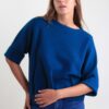 MAGLIA CON MANICA RISVOLTATA A 3/4 - Ottanio, TU