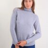 MAGLIA CON COLLO ALTO MORBIDO E DETTAGLI LUMINOSI - Pearl, TU