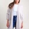 CARDIGAN APERTO CON TASCHE - Beige, TU