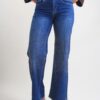 JEANS CON STRASS ALL-OVER - Denim, L