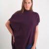GILET ASIMMETRICO LUNGO IN MAGLIA - Uva, TU