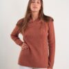 MAGLIA A COSTE CON COLLO INCROCIATO - Moka, TU