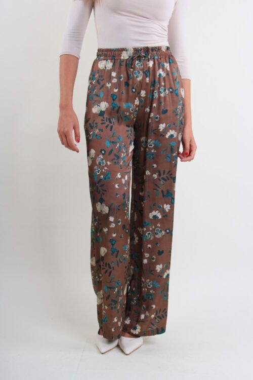 Alternative view of PANTALONI A PALAZZO CON STAMPA FLOREALE