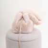 BORSA SECCHIELLO IN ECO-PELLICCIA - Beige, TU