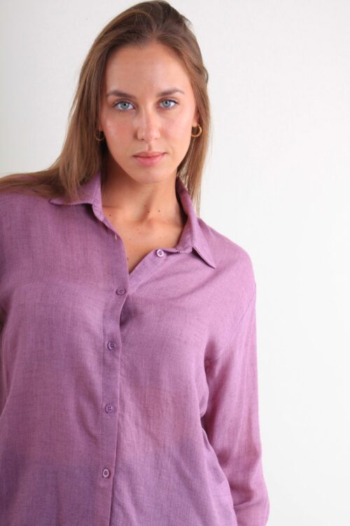 Alternative view of CAMICIA IN MISTO LANA