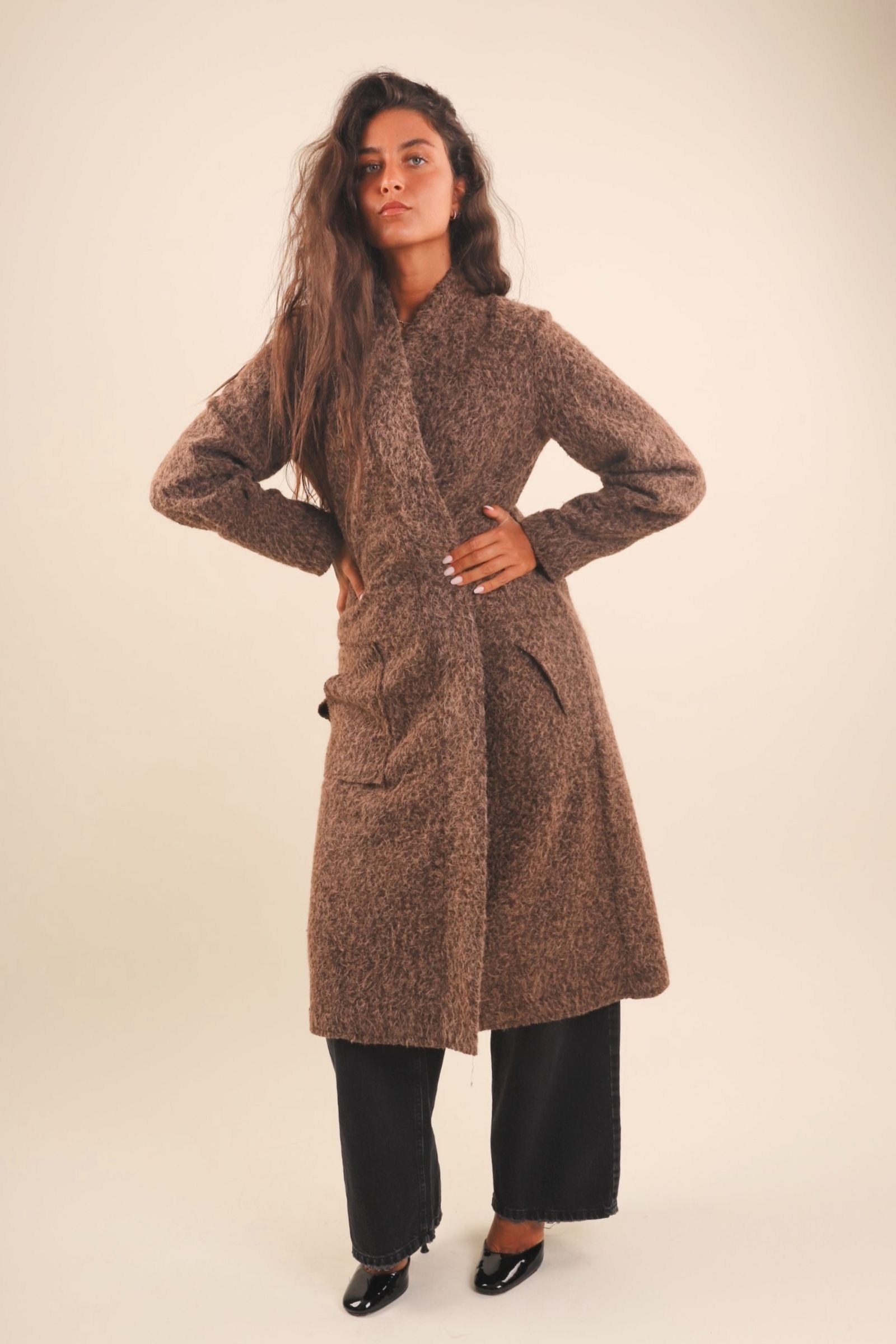 Cintura Donna Vintage Ampia Elasticizzata In PU - Vita Larga, Regolabile, Colore Rosso, Taglia Unica