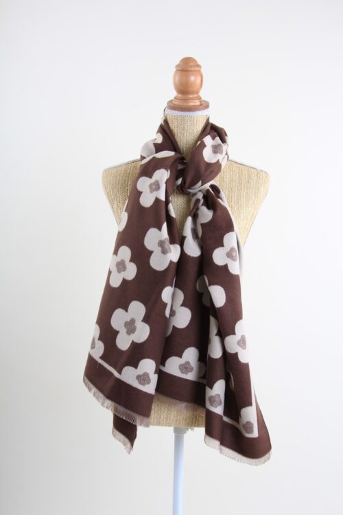 SCIARPA CON MOTIVO FLOREALE