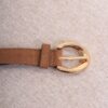 CINTURA IN ECO-PELLE SCAMOSCIATA CON BORCHIE - Cammello, TU