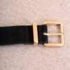 CINTURA IN VERA PELLE SCAMOSCIATA - Black, TU